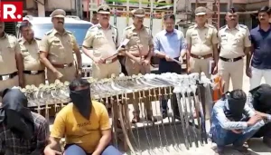 Maharashtra: Police Seize Large Stockpile Of Swords, Dagger In Dhule; 4 Arrested