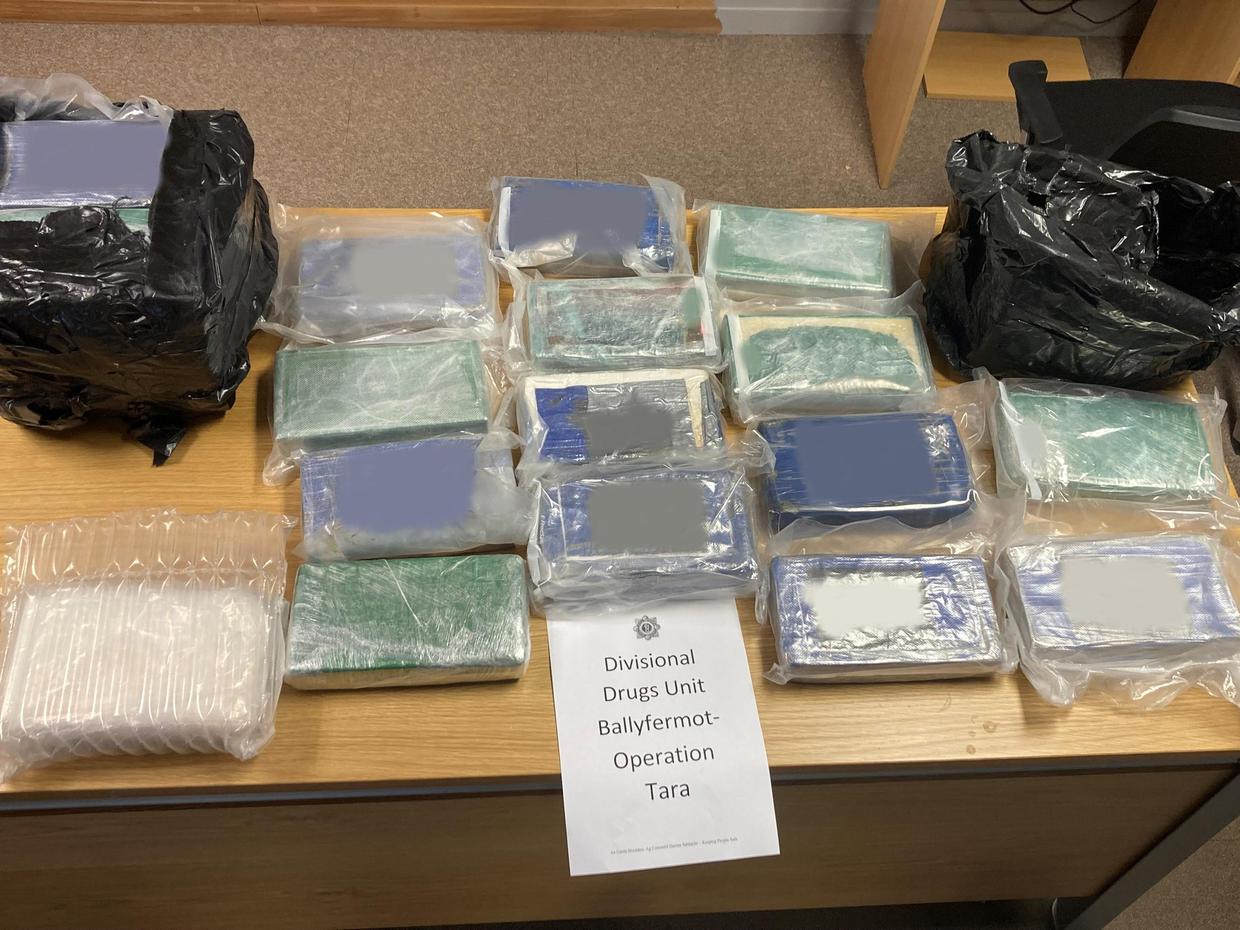 Man arrested as €1.75 million worth of cocaine seized in Dublin