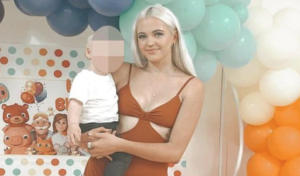 Young mum, 21,  raged online about domestic violence before she was stabbed to death in her home – soaking her toddler son in blood